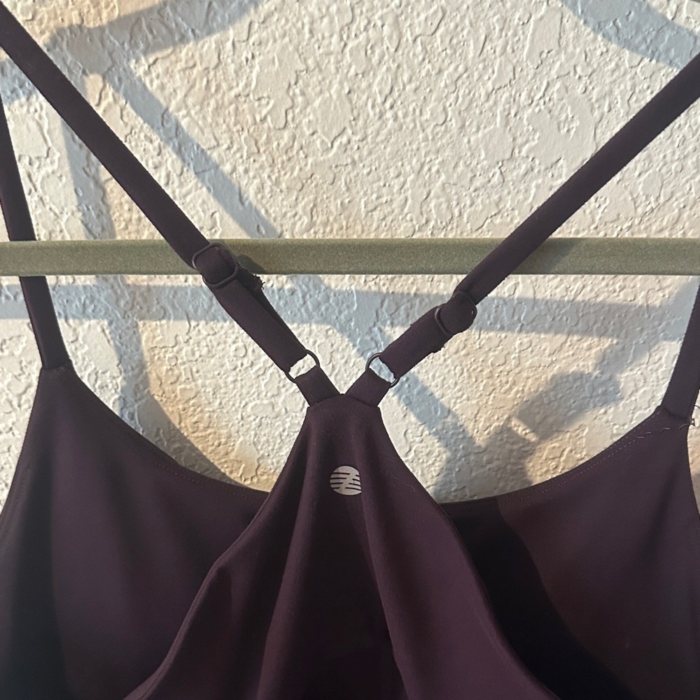 Zella Dark Purple Athletic Mini Dress w/built in shorts - Picture 8 of 8